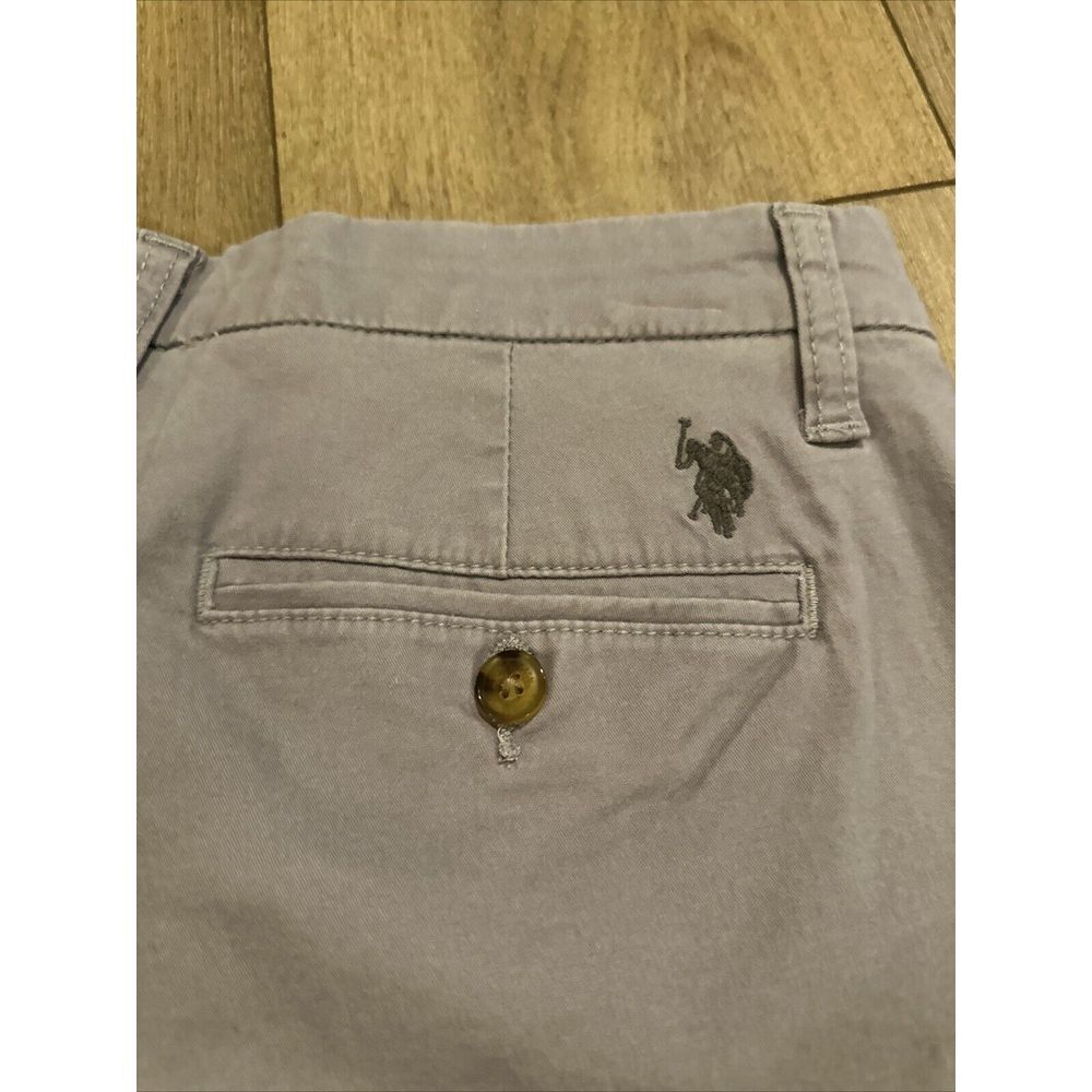 U.S. Polo Assn. Men's Mason Shorts Casual Flat Front‎ Grey Stretch Size 30 - Picture 5 of 10